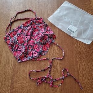 Toluca Swim Gwynne Lace-up Back Bandana top- Papillon